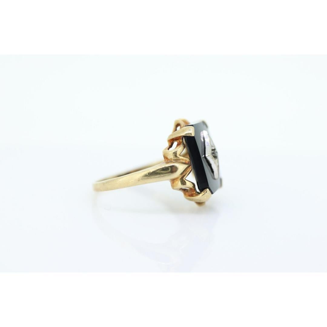 Onyx Diamond Ring. Onyx Diamond Ring. Onyx diamond ring. Onyx Diamond Ring. For Sale 2