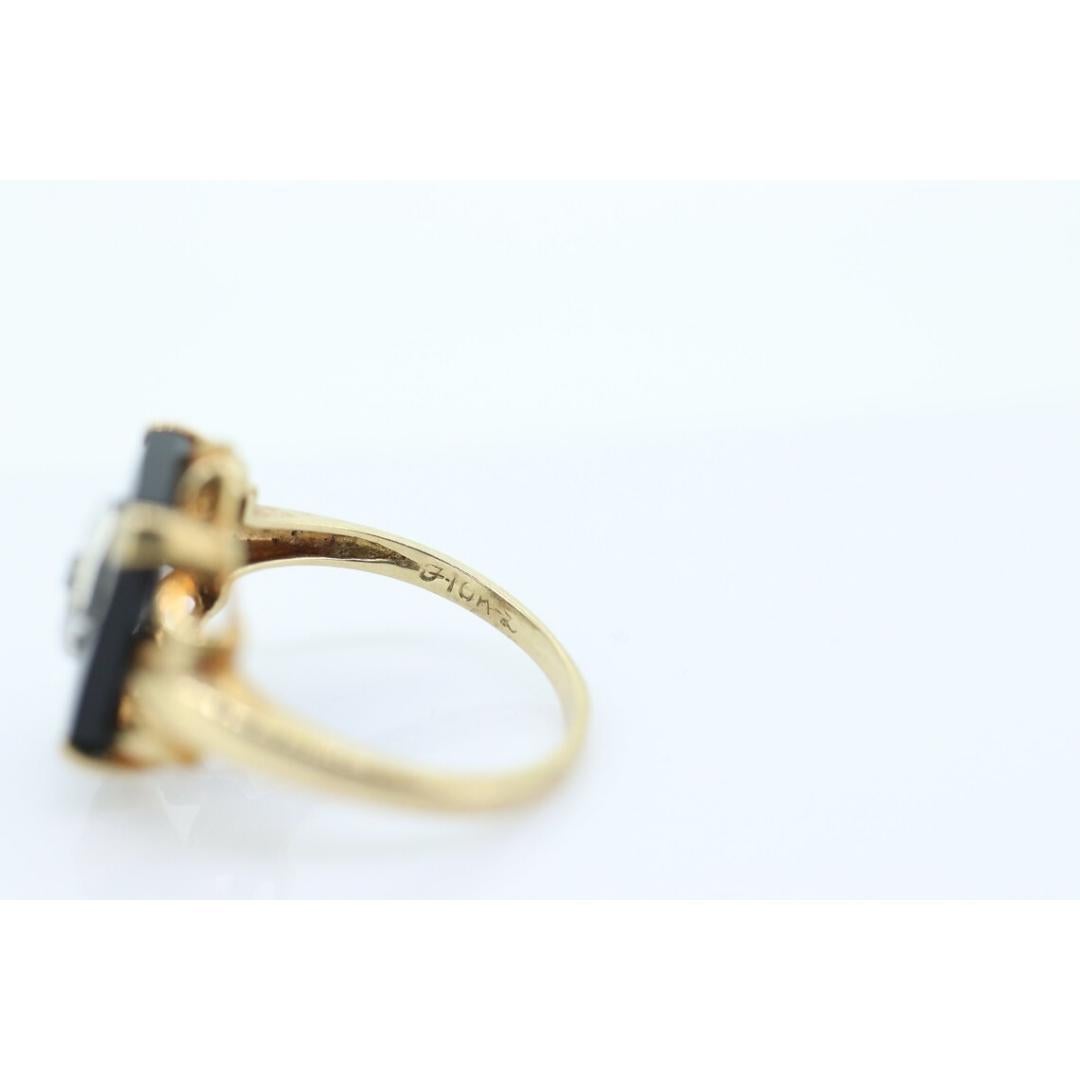 Onyx Diamond Ring. Onyx Diamond Ring. Onyx diamond ring. Onyx Diamond Ring. For Sale 3