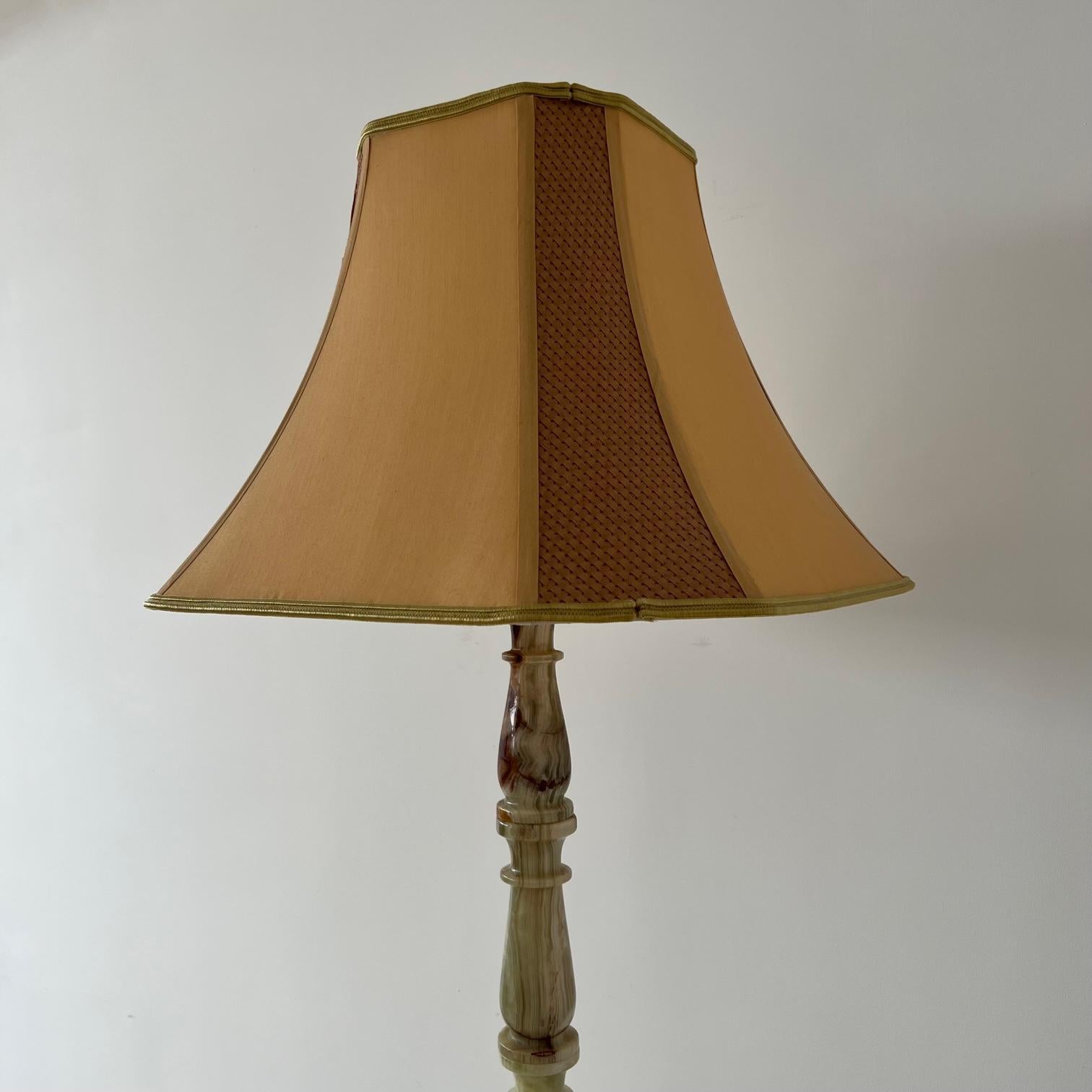 Mid-Century Modern Onyx English Mid-Century Floor Lamp For Sale