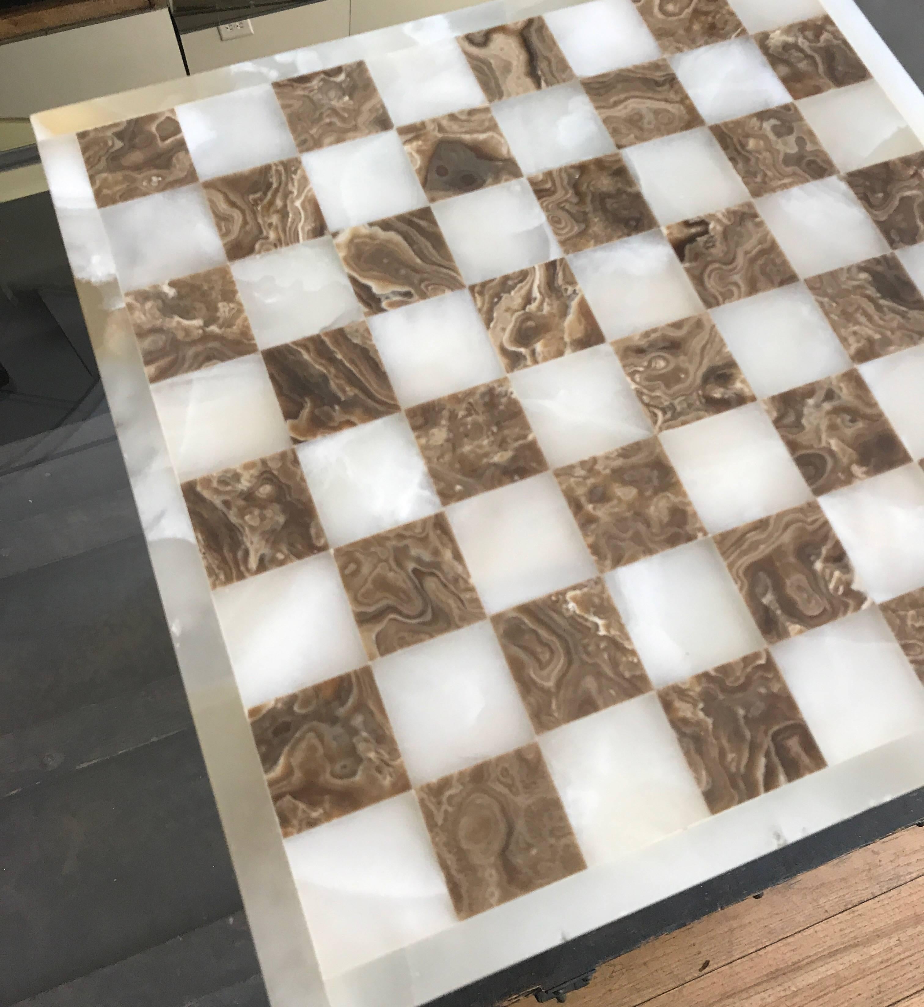 Onyx Game Board For Chess or Checkers 5