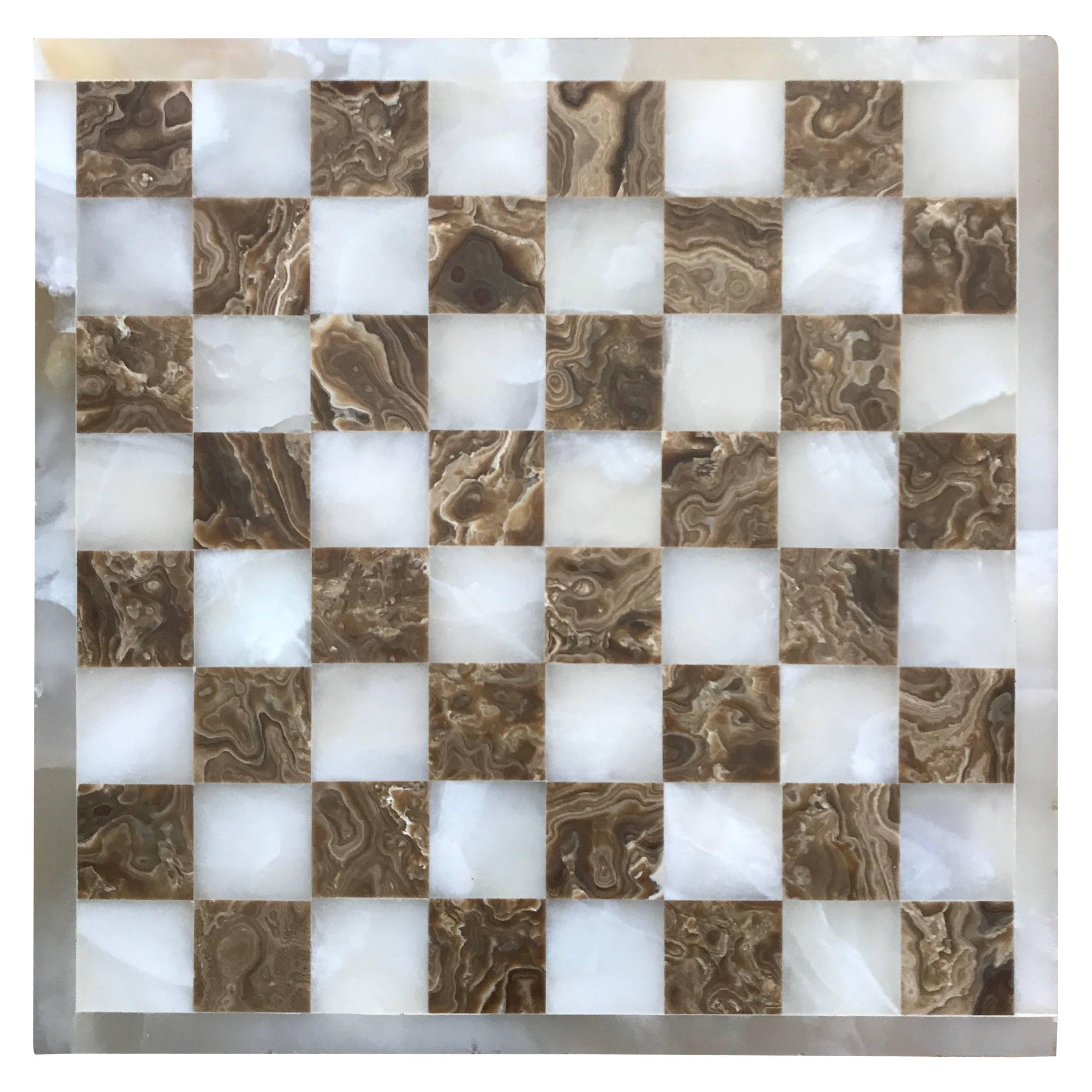 Onyx Game Board For Chess or Checkers