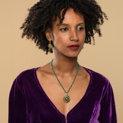 Emma Chapman Onyx Gold Plate Dangle Earrings