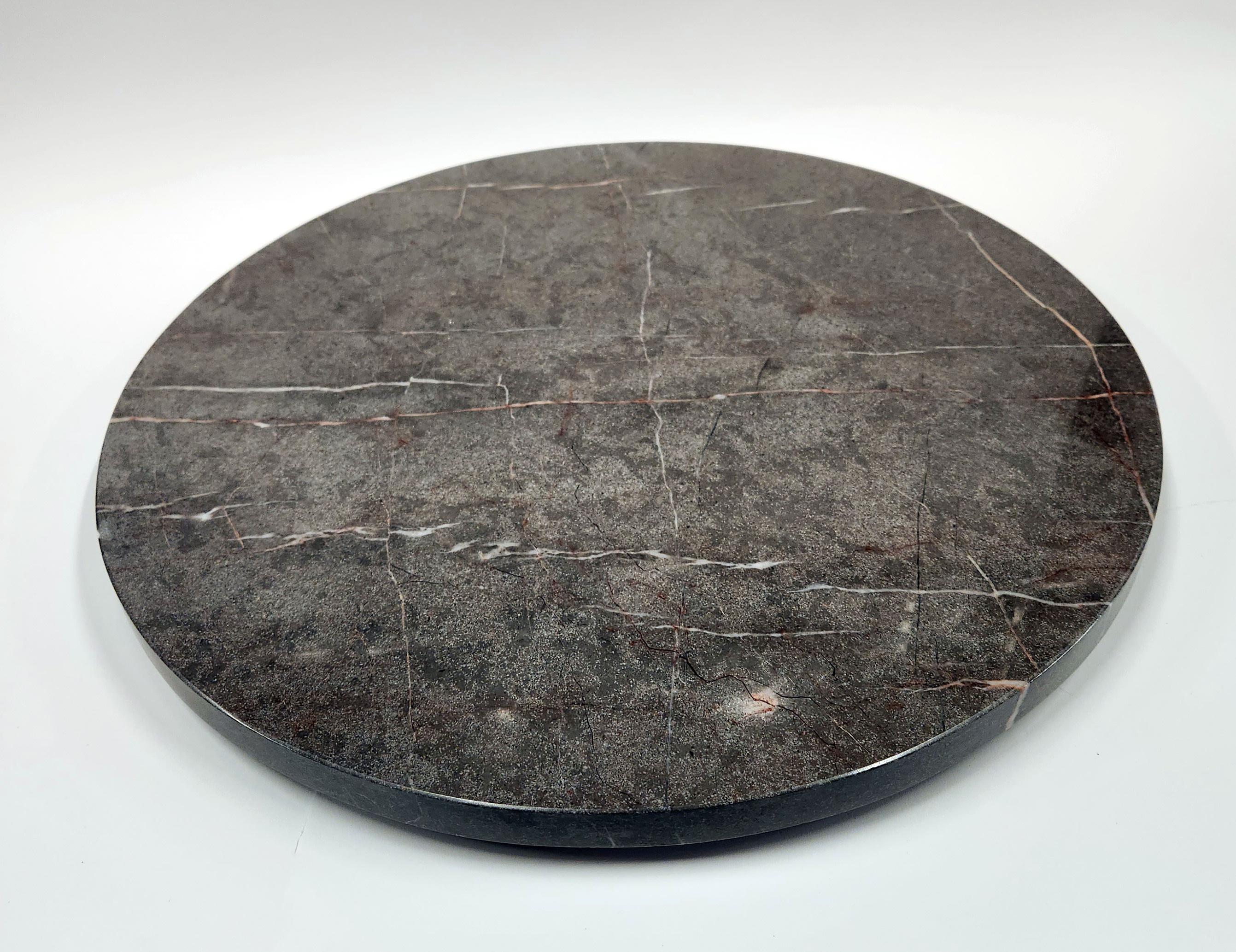 Mexican Onyx Grey Lazy Susan For Sale