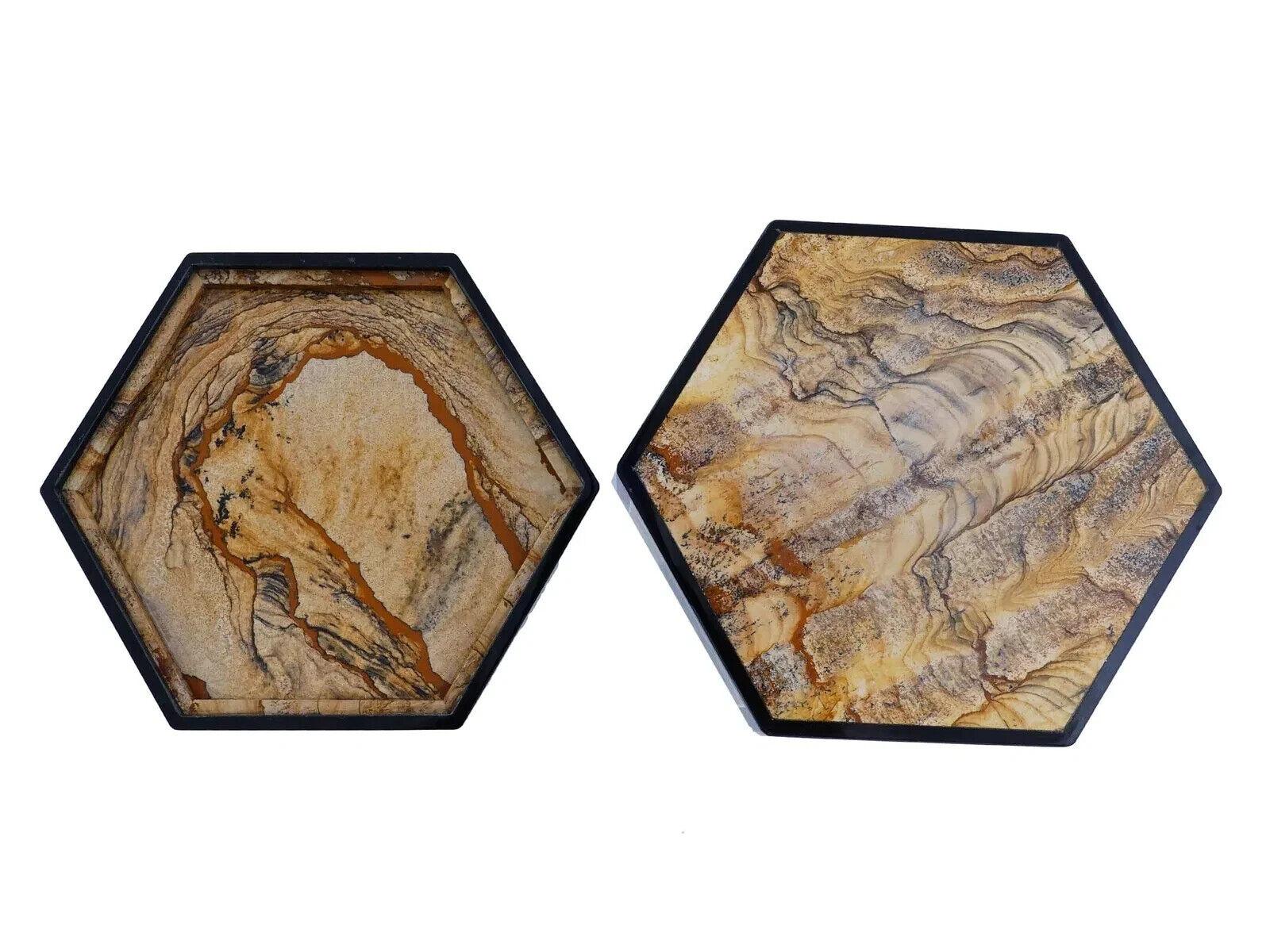 Onyx Jaspis und Halbedelstein Intarsienschachtel im Angebot 1