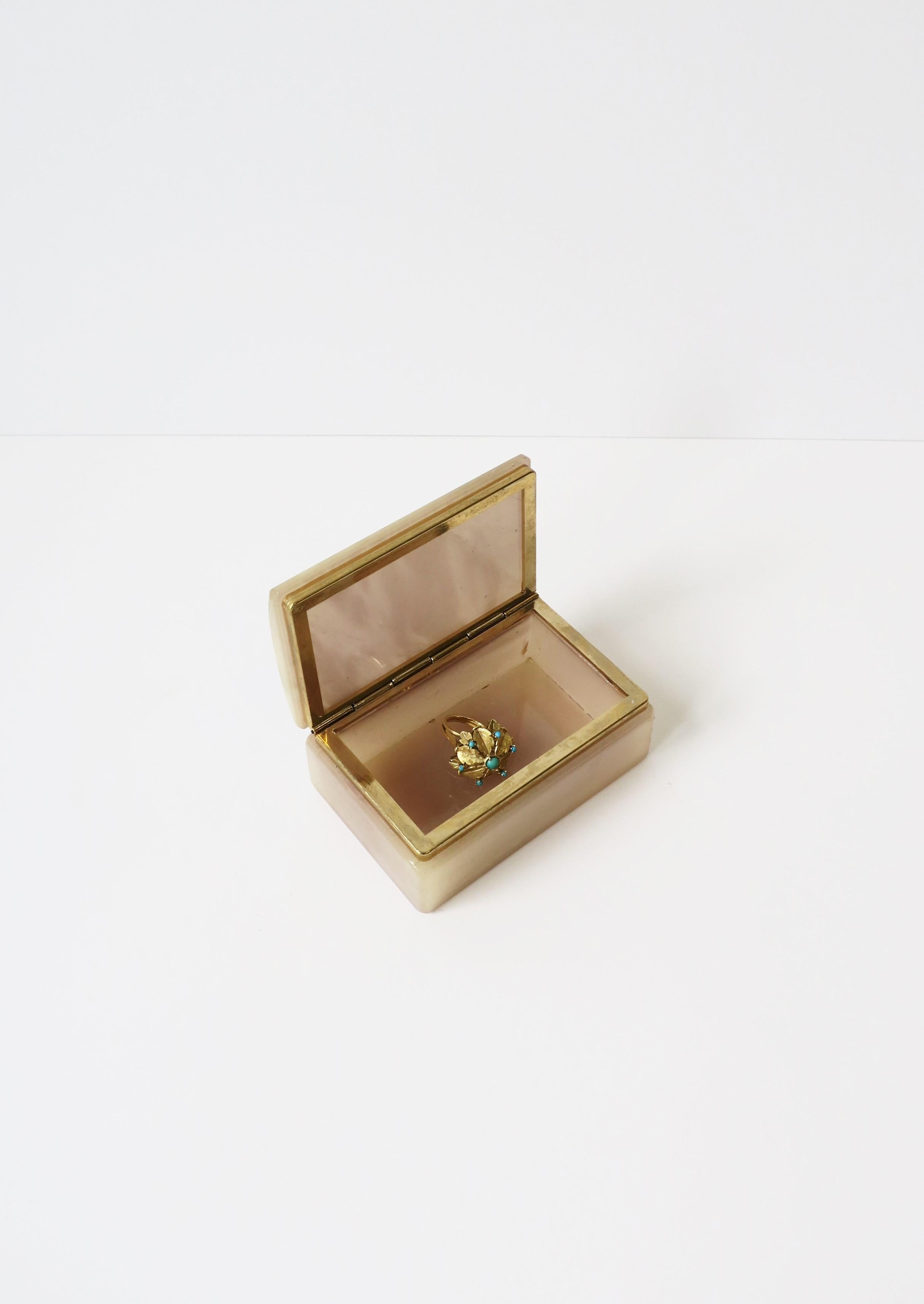Onyx Marble Jewelry or Decorative Box 2