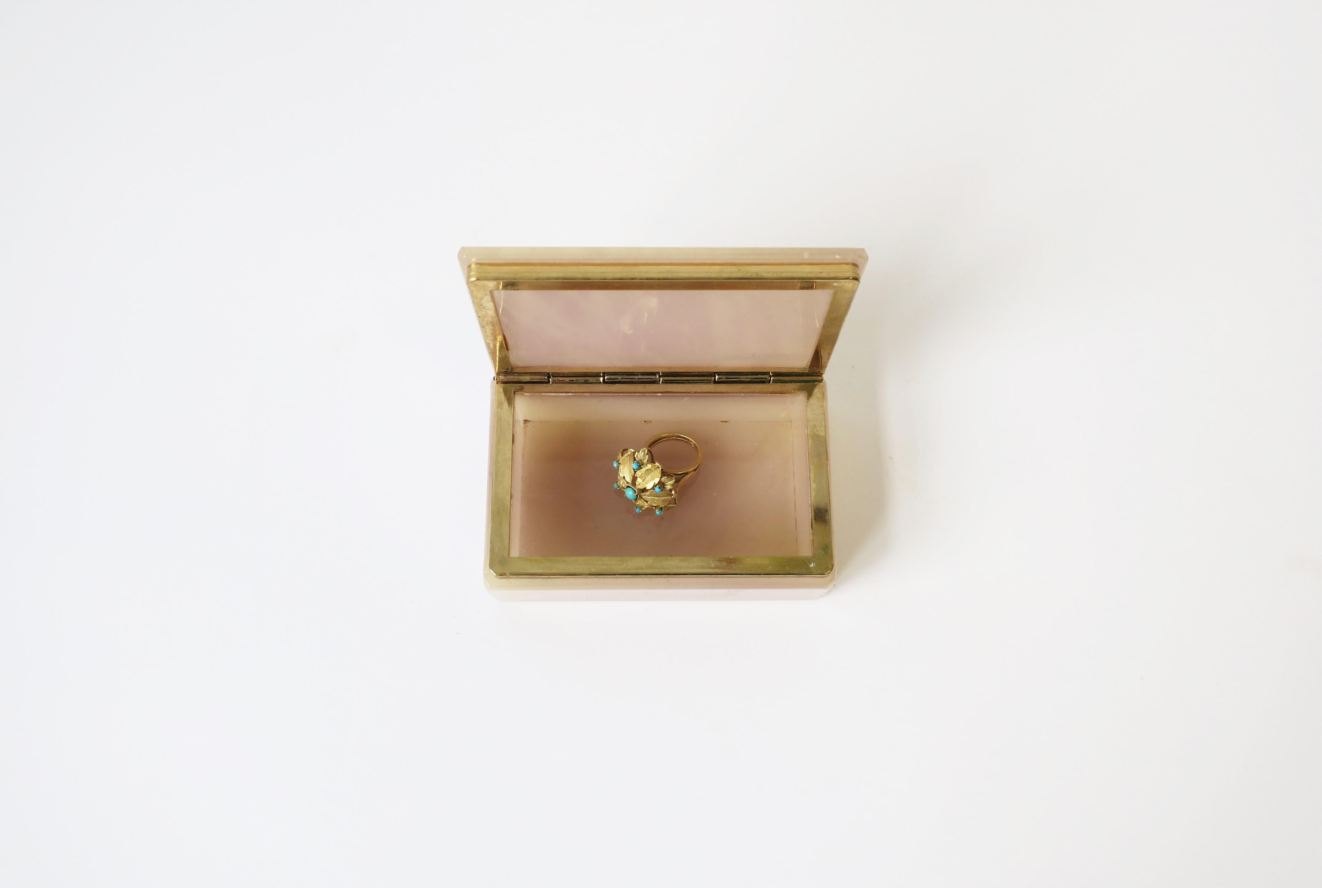 Onyx Marble Jewelry or Decorative Box 4