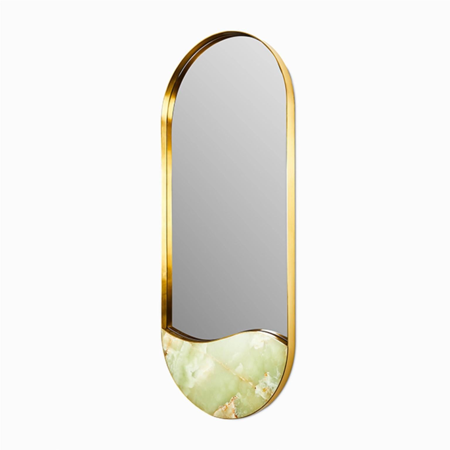 Onyx Kura Mirror by Marble Balloon In New Condition In Geneve, CH