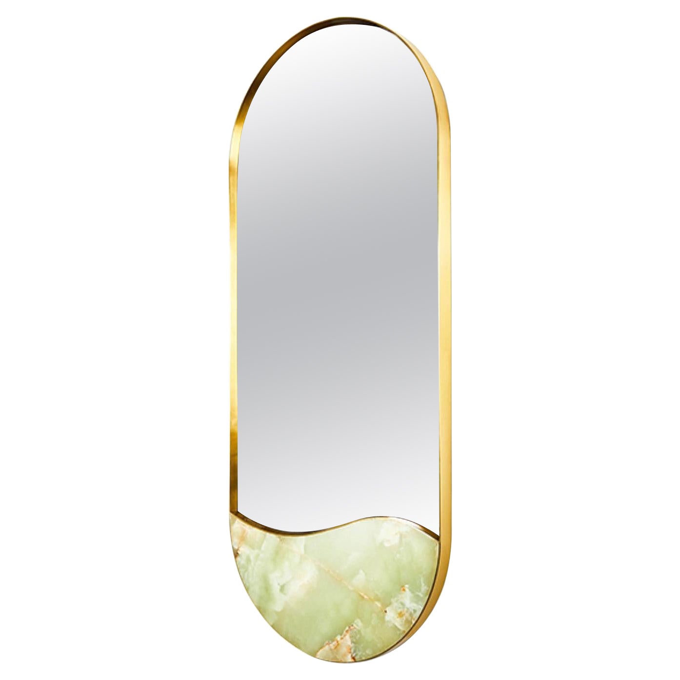 Onyx Kura Mirror by Marble Balloon