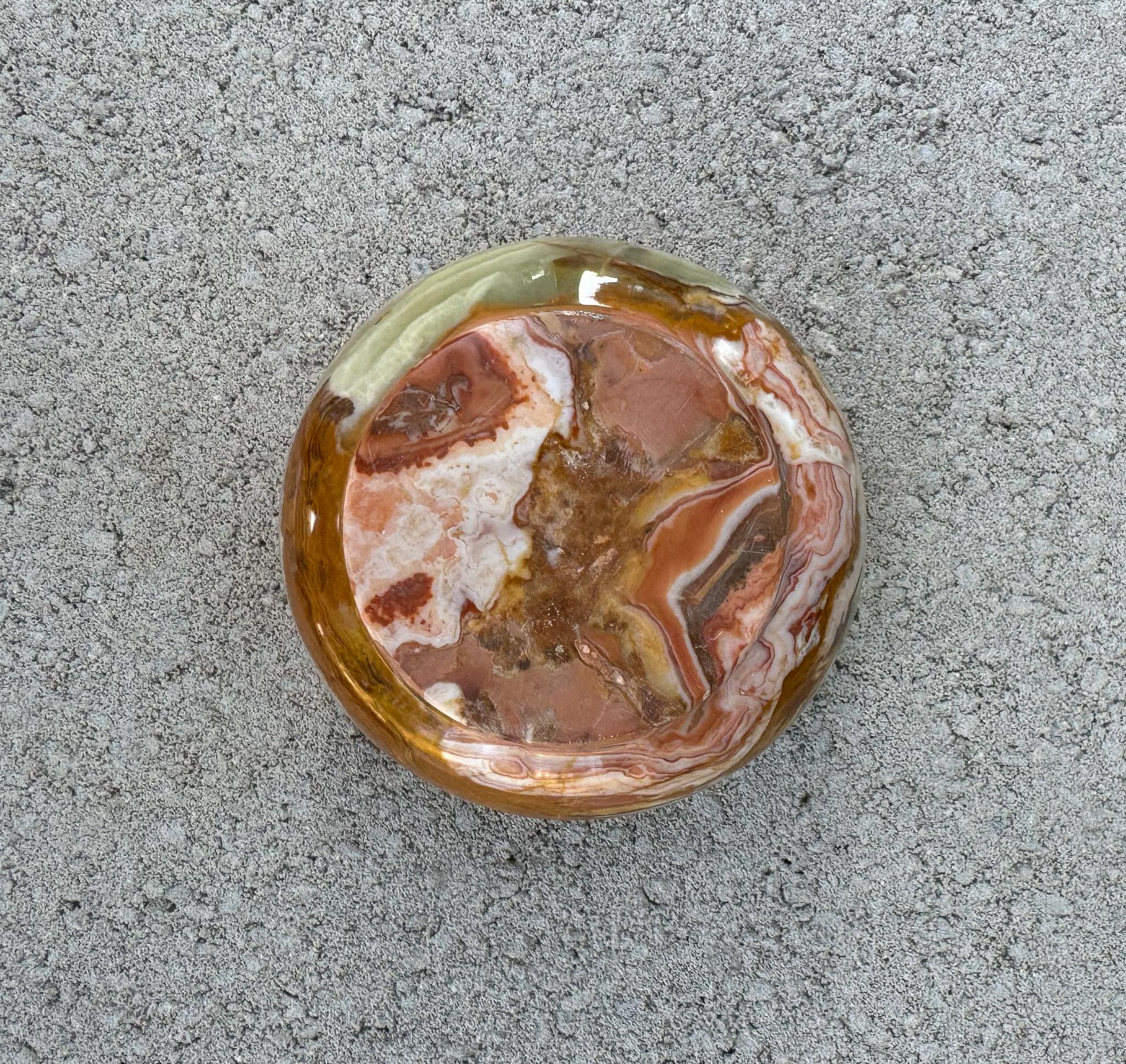 Ciotola con coperchio in onice, XX secolo in vendita 4