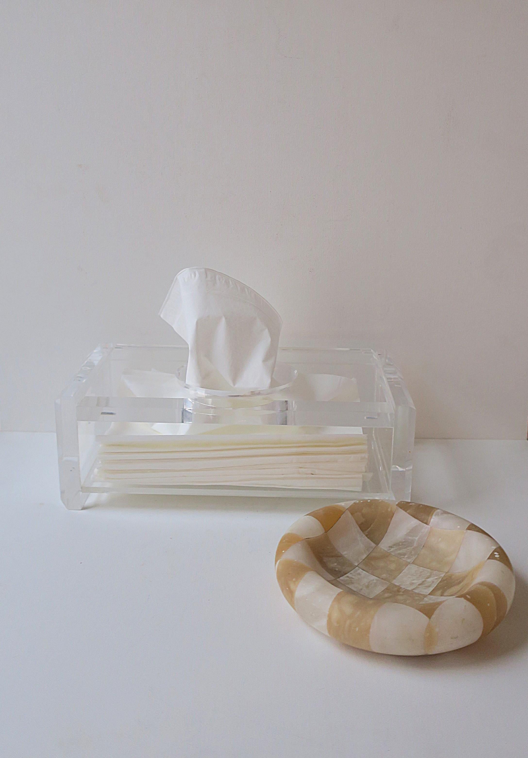 20th Century Onyx Marble Bowl Catchall