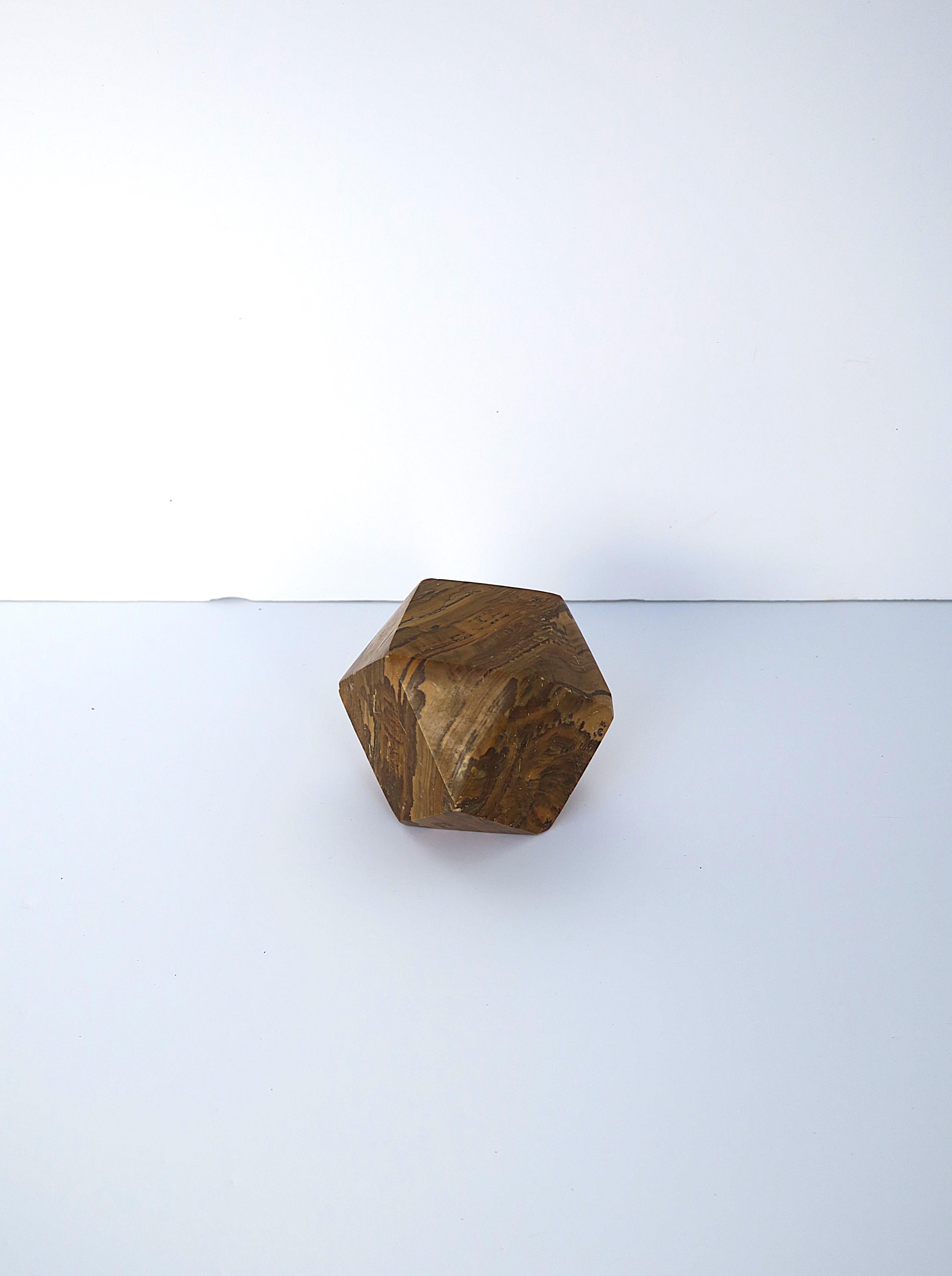 Onyx Marble Decorative Object Paperweight For Sale 9