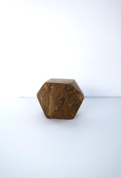 Onyx Marble Decorative Object Paperweight Geometric Modern