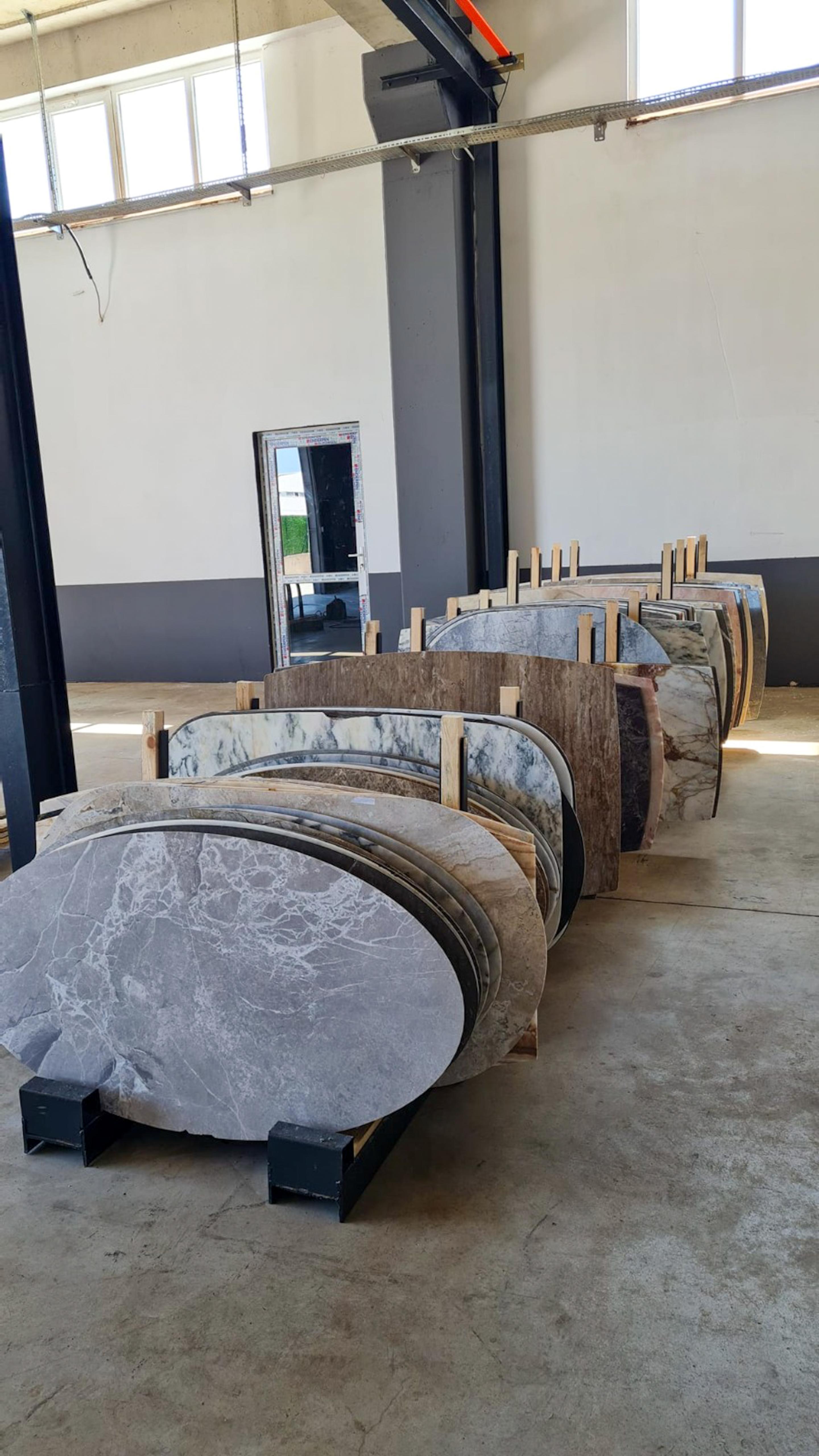 Onyx Marble Dining Table - Translucent Marble Dining Table - Marble Dining Table In New Condition For Sale In İnegöl, TR