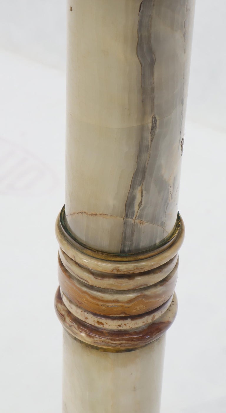 Onyx Marble Square Pedestal at 1stDibs