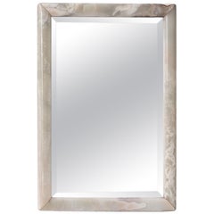 Onyx Mid-Century Italian Mirror