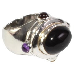 Onyx Multi Stone Ring