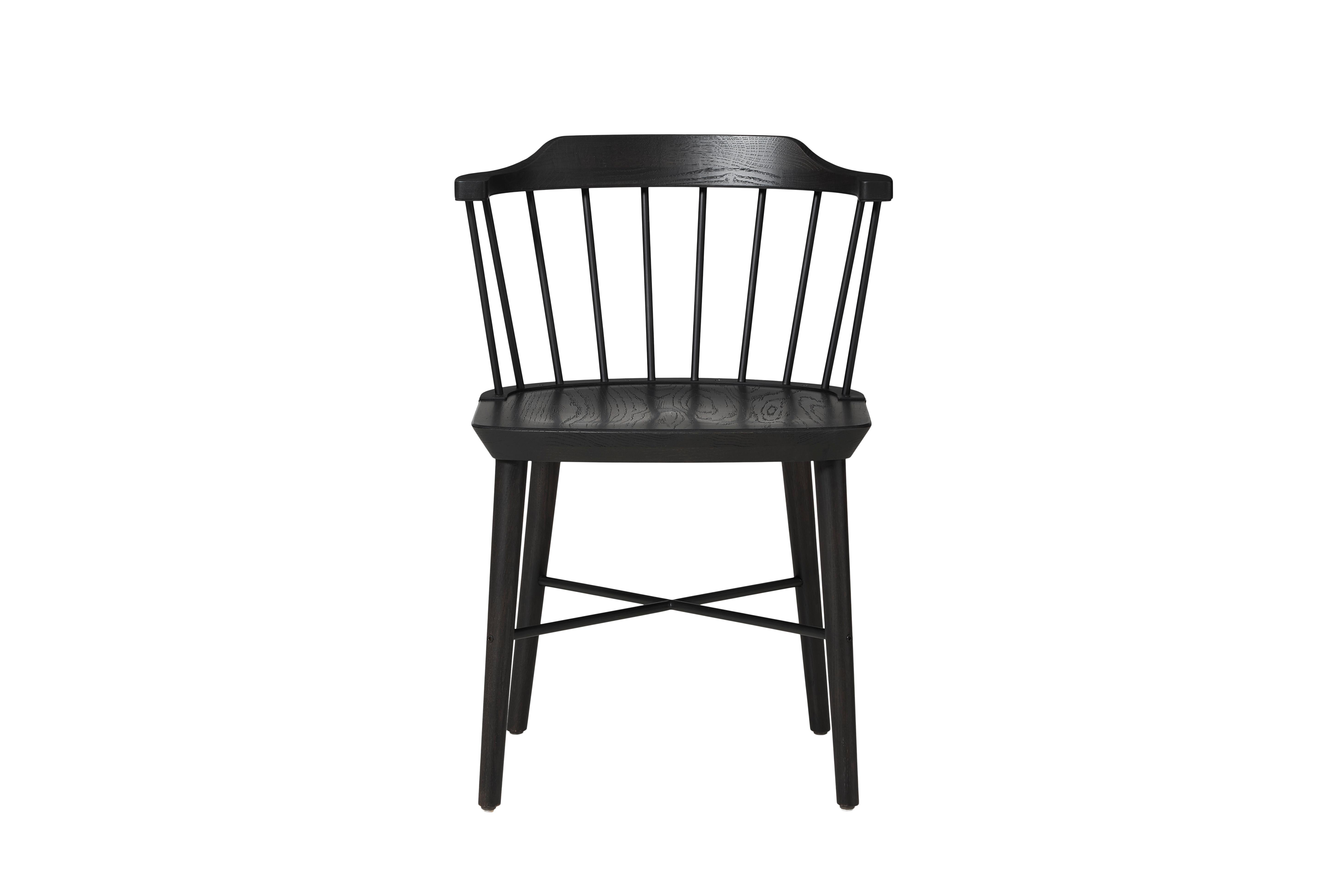 Onyx Oak Dining Chair, Exchange In New Condition For Sale In New York, NY