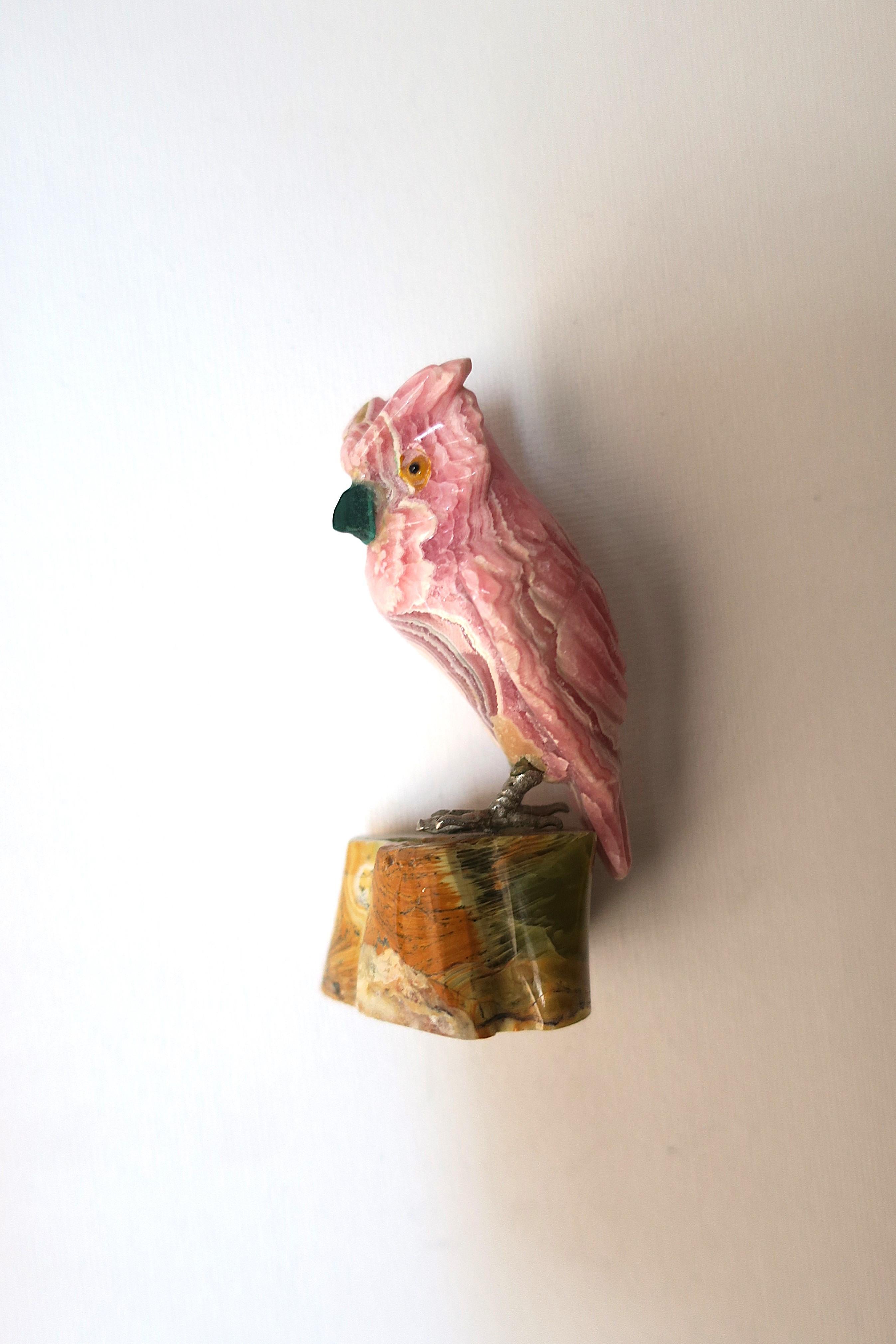 Onyx Owl Sculpture 3