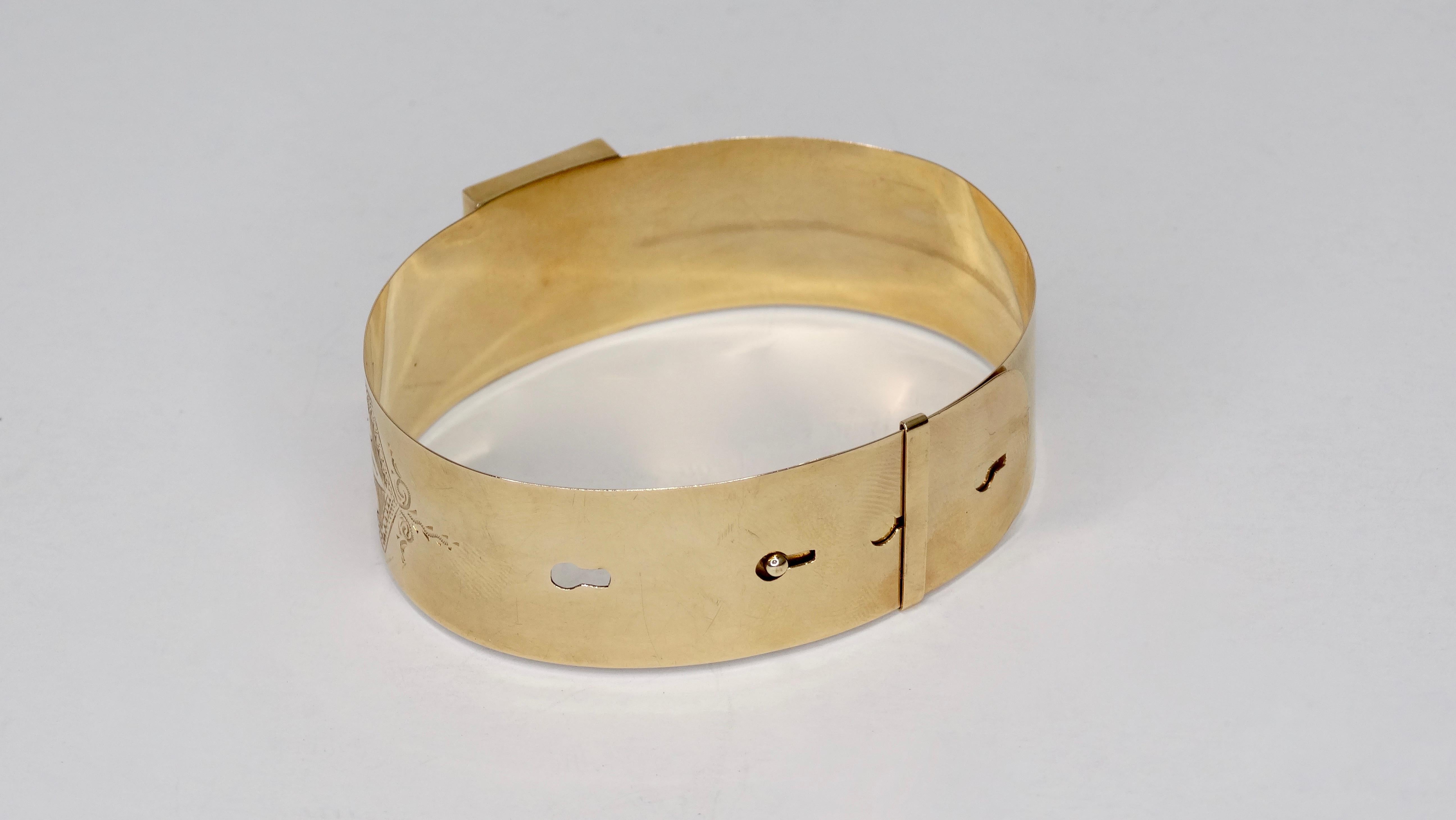 Onyx & Perle Viktorianisches Roségold-Armband  (Smaragdschliff) im Angebot