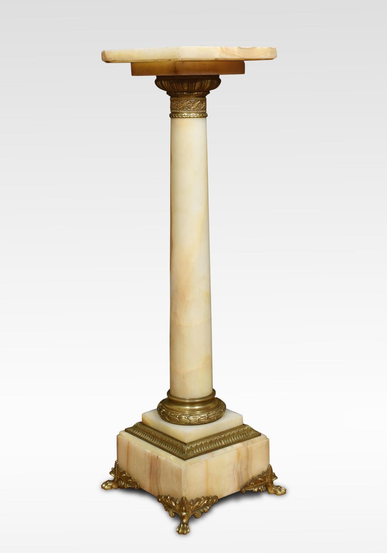 Onyx Pedestal For Sale at 1stDibs
