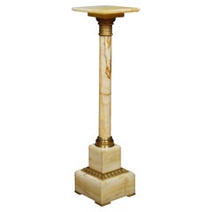 Antique Onyx Pedestal