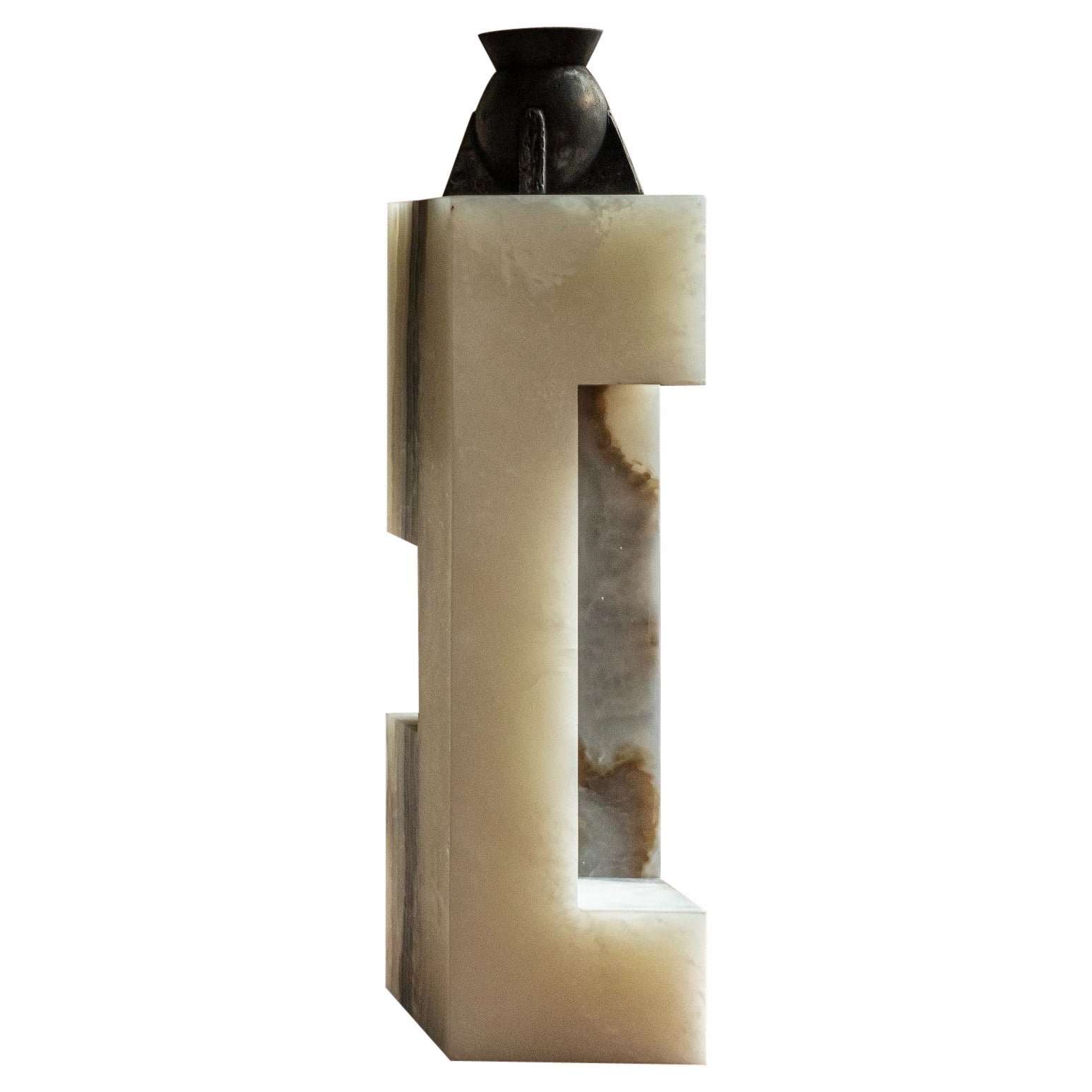 Onyx Pedestal iii by Pietro Franceschini For Sale