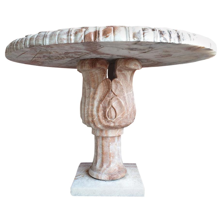 Onyx Round Garden Table For Sale