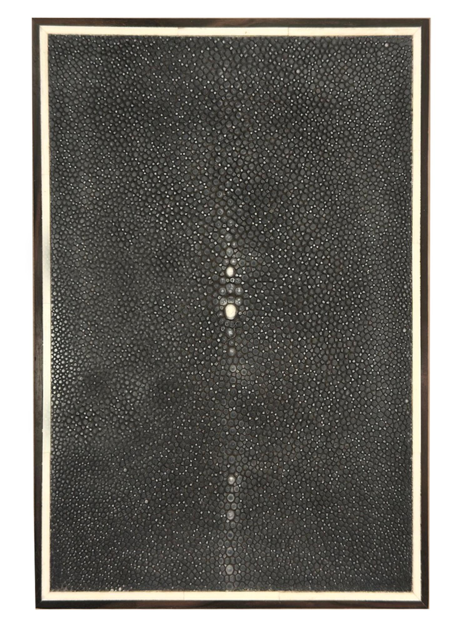 Elegant, exotic, and unmistakably refined, shagreen has long captivated those with a discerning eye for luxury. A study in subtle opulence, this artisan-crafted decorative box is wrapped in premium stingray shagreen—each panel selected for its