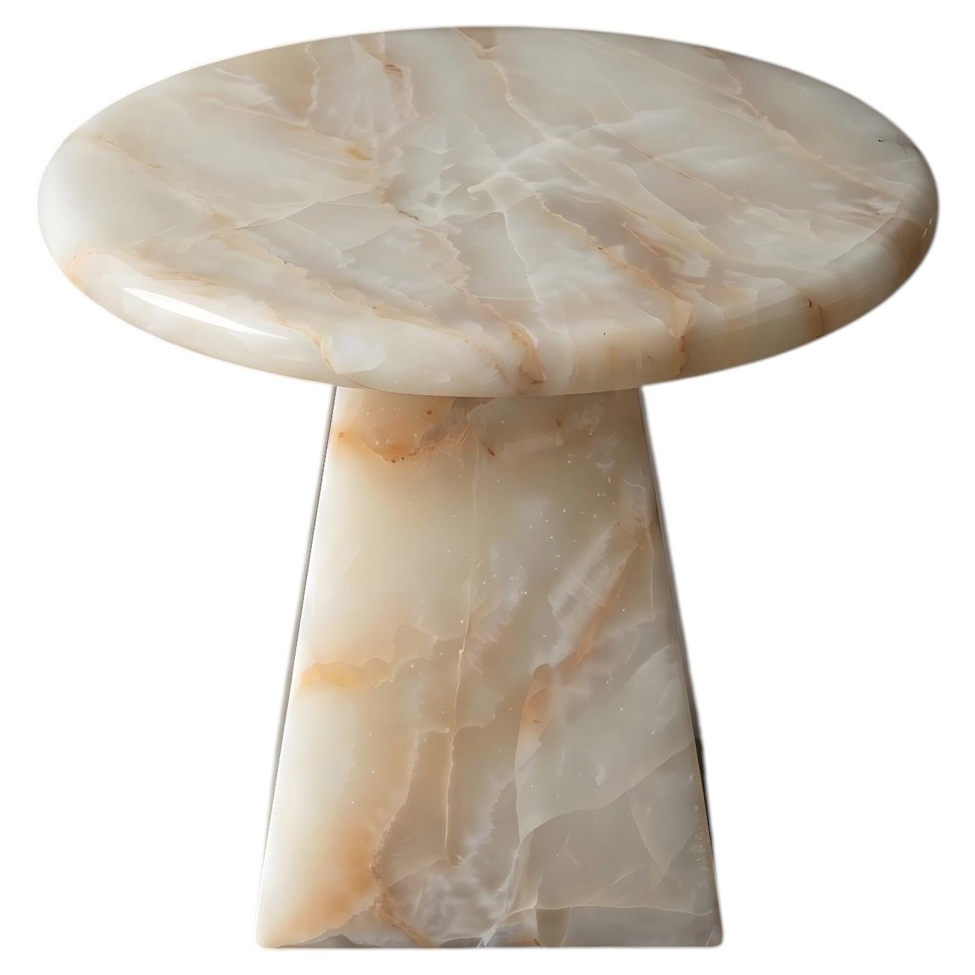 Onyx Side Table, Minimalist, 21st Century For Sale
