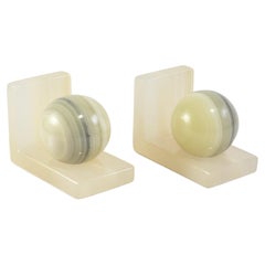 Onyx Sphere Bookends