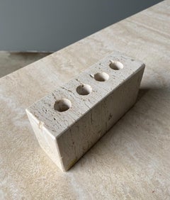 Portapenne o matite in pietra d'onice, Messico, anni '80