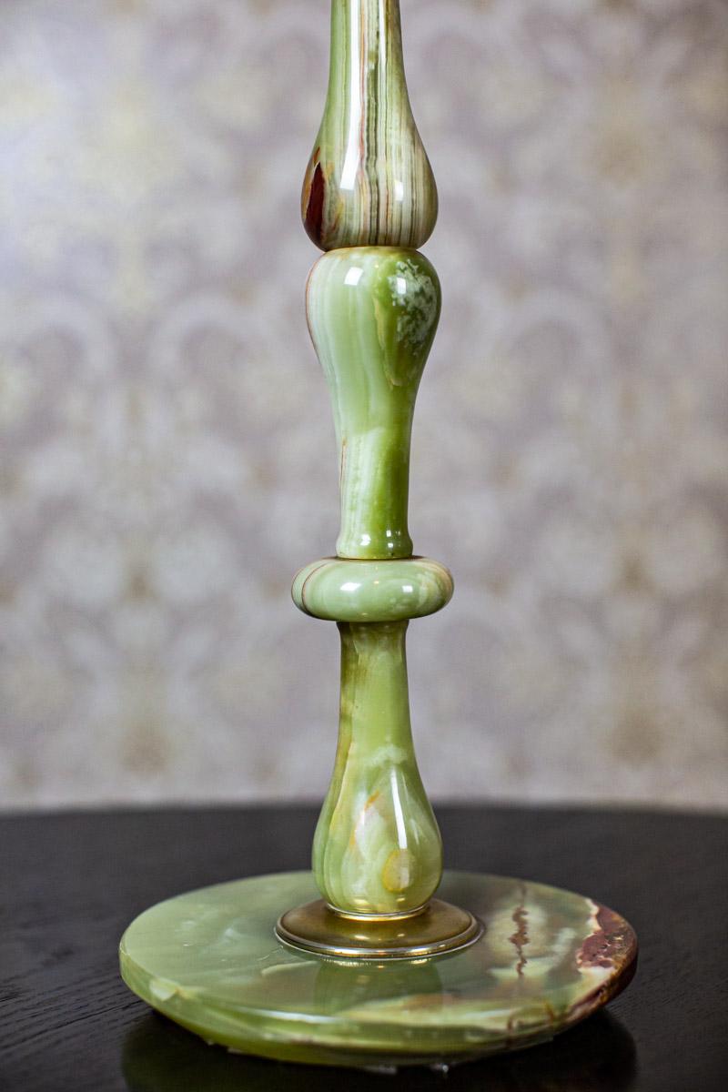 Italian Onyx Table Lamp from the 1950s-1960s For Sale