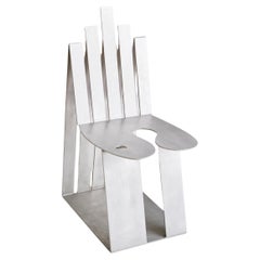 "OO+II Aluminium" Metal Chair by Kiki Goti
