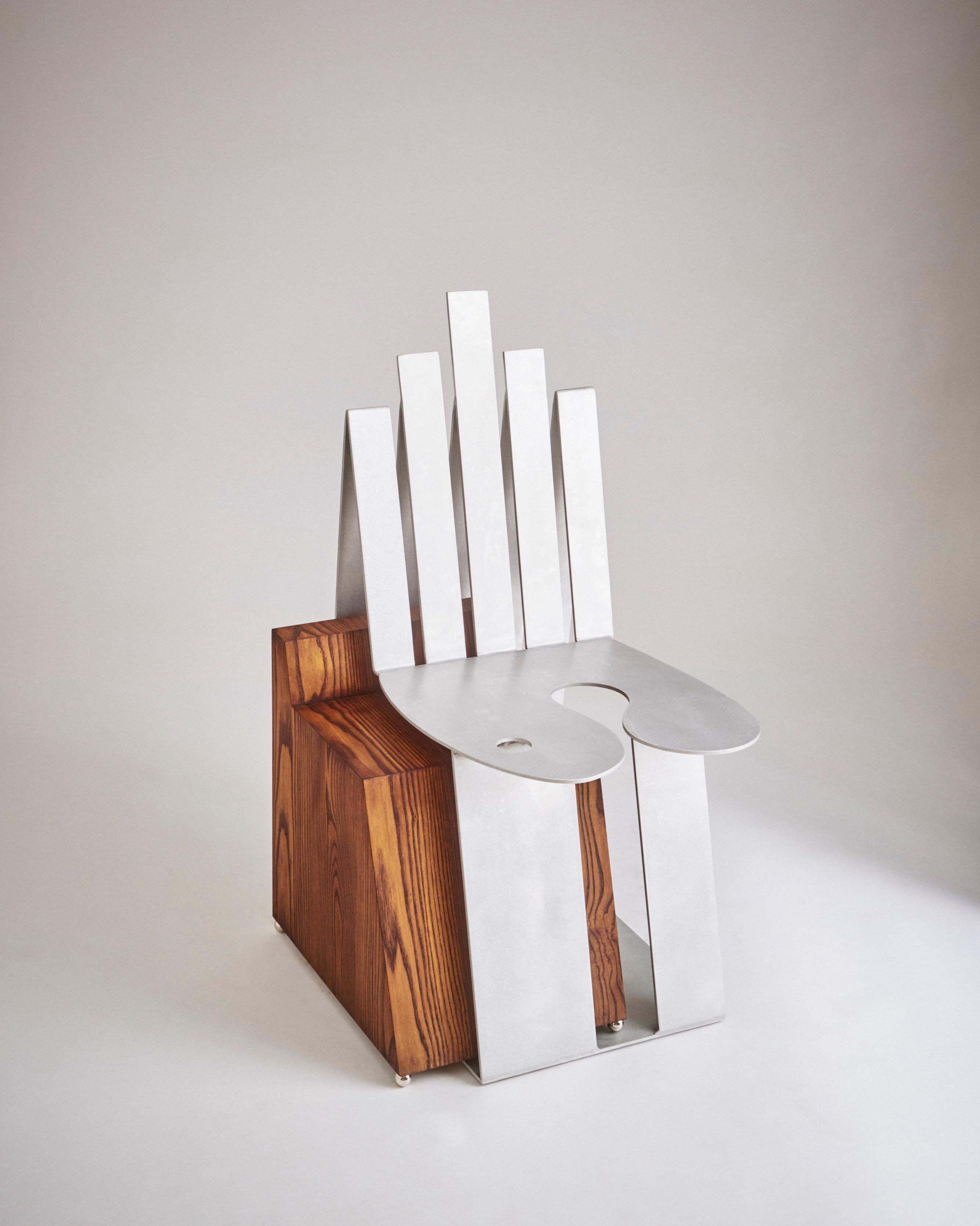 OO+II Aluminum Chair For Sale 2