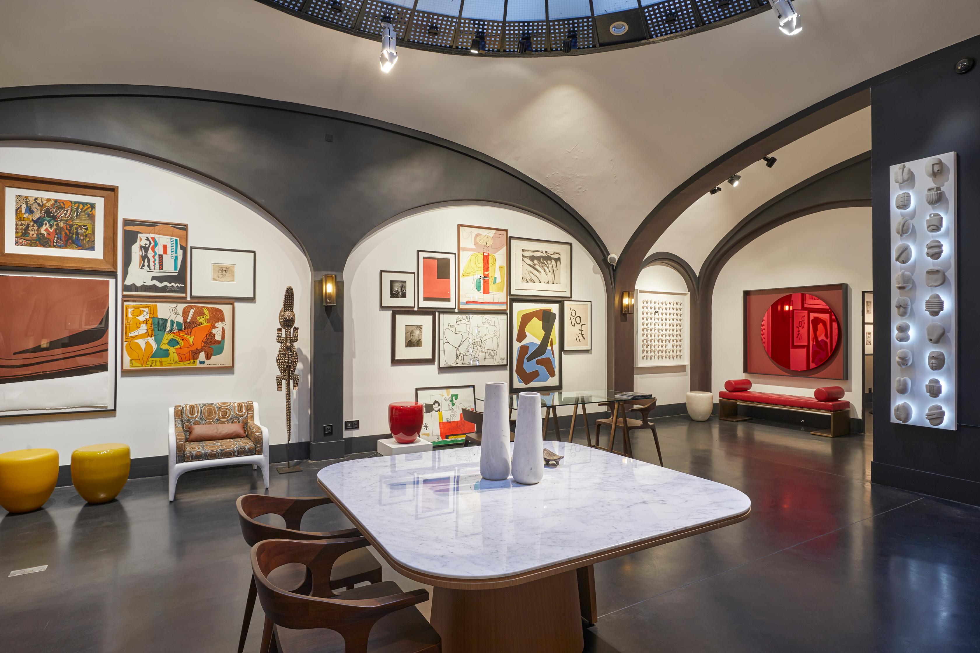 Table de salle à manger, OOMA, par Reda Amalou Design, 2020, marbre de Carrare, 140 cm en vente 4