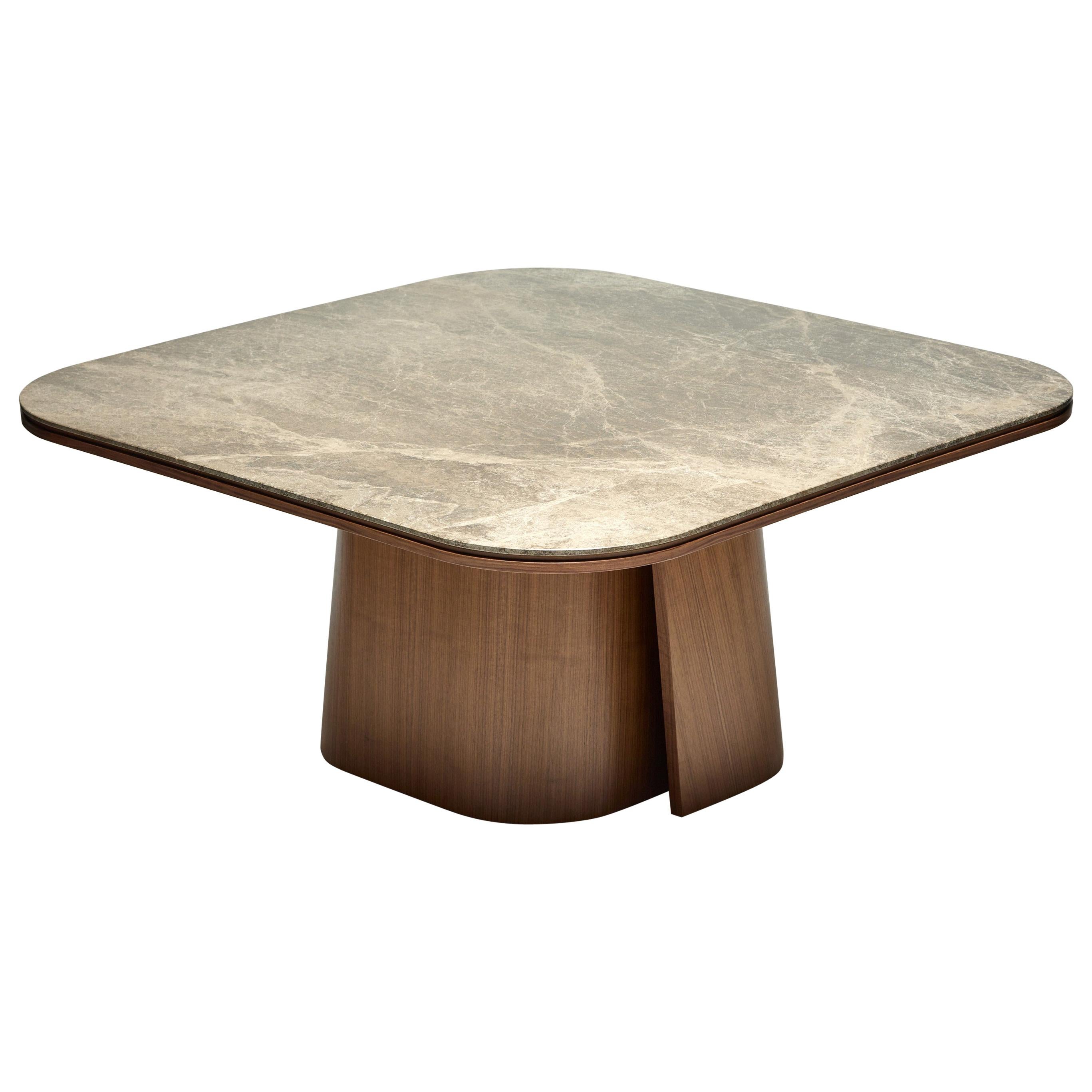 Dining Table, OOMA, by Reda Amalou Design, 2020, Emperador Marble, 140 cm For Sale