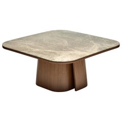 Table de salle à manger, OOMA, par Reda Amalou Design, 2020, marbre Emperador, 140 cm