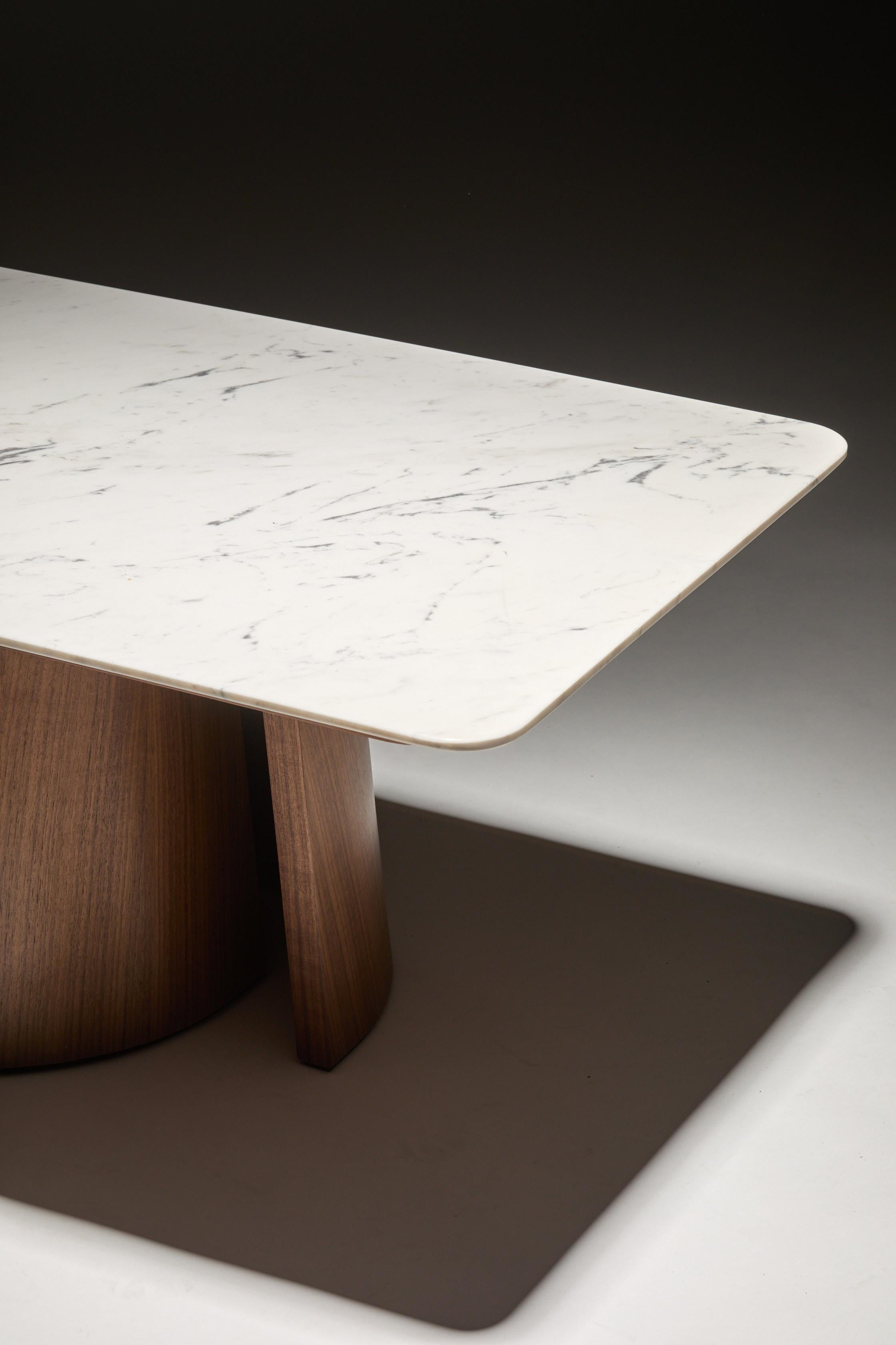 Rectglr Coffee Table OOMA, by Reda Amalou Design, 2020, Carrara Marble, 120 cm In New Condition For Sale In Paris, FR