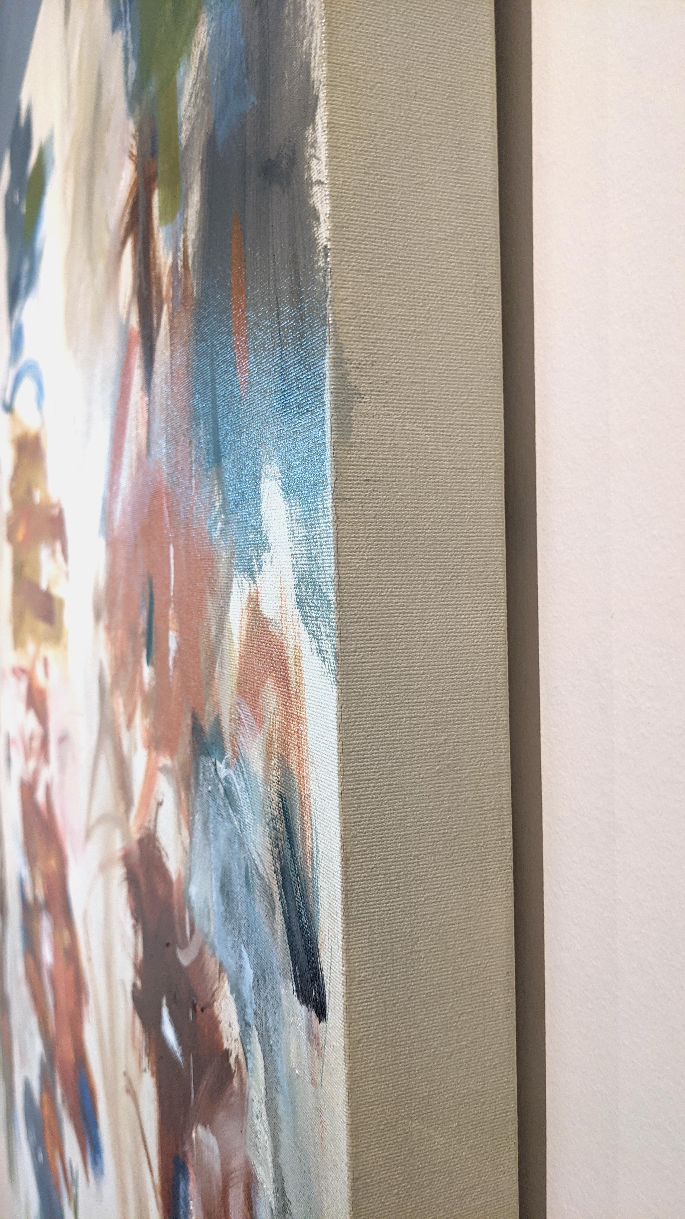 Costruzione parallela - Abstract Painting Grigio di Oonju Chun