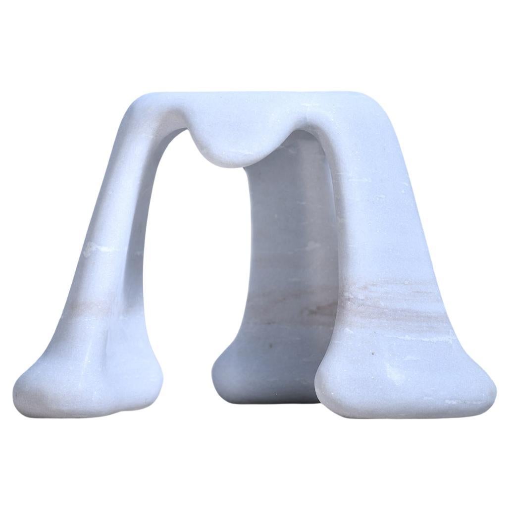 Oop’s Marble Stool by Jean Pascal Levy-Trumet For Sale