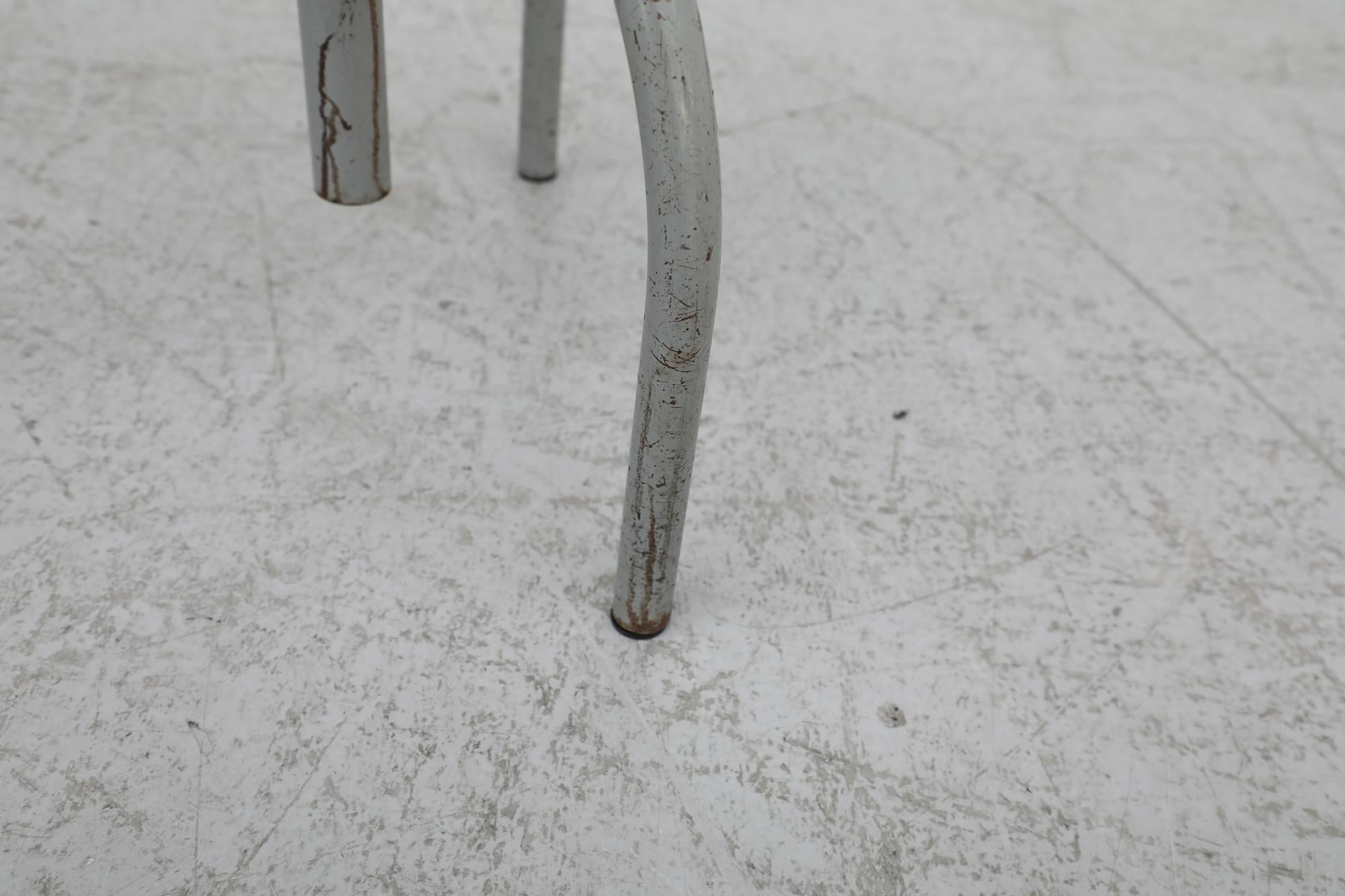 Oosterwolde Industrial Tripod Task Stool by Cor Alons, 1950's For Sale 3