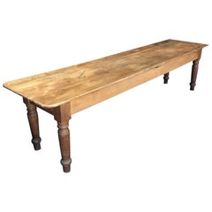 Oozing with Character Antique 10 Foot Farmhouse Table