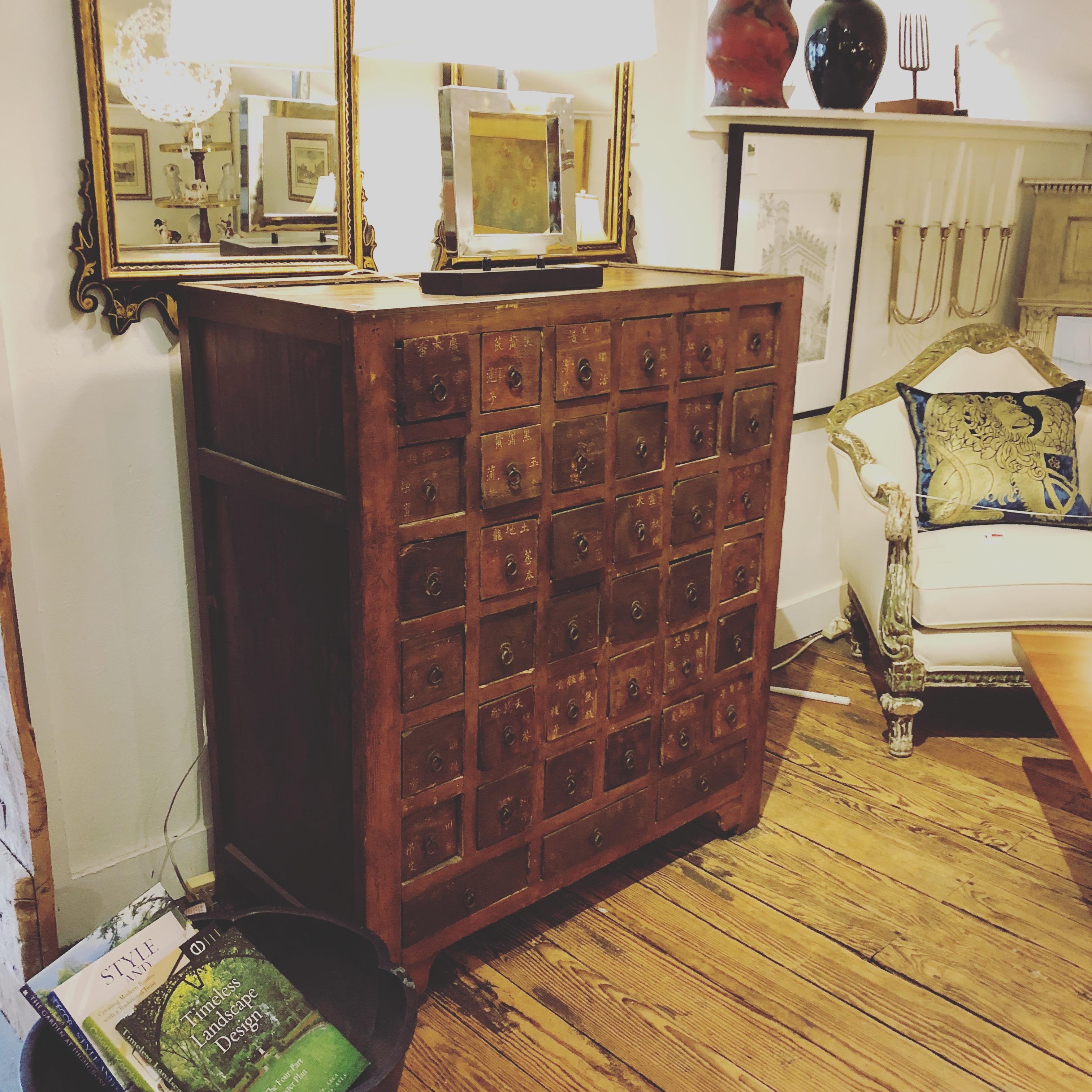Oozing with Character Superb Antique Chinese Apothecary Cabinet 1