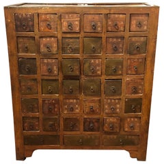 Oozing with Character Superb Antique Chinese Apothecary Cabinet