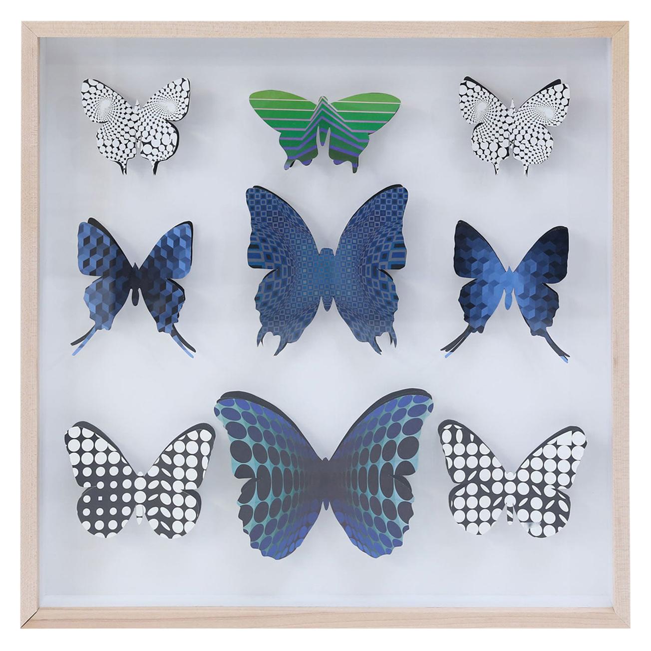 Op Art Butterfly Box