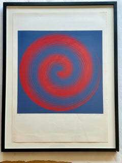 Op Art Kinetic Screen Print Getulio Alviani Galleria Del Deposito Italy