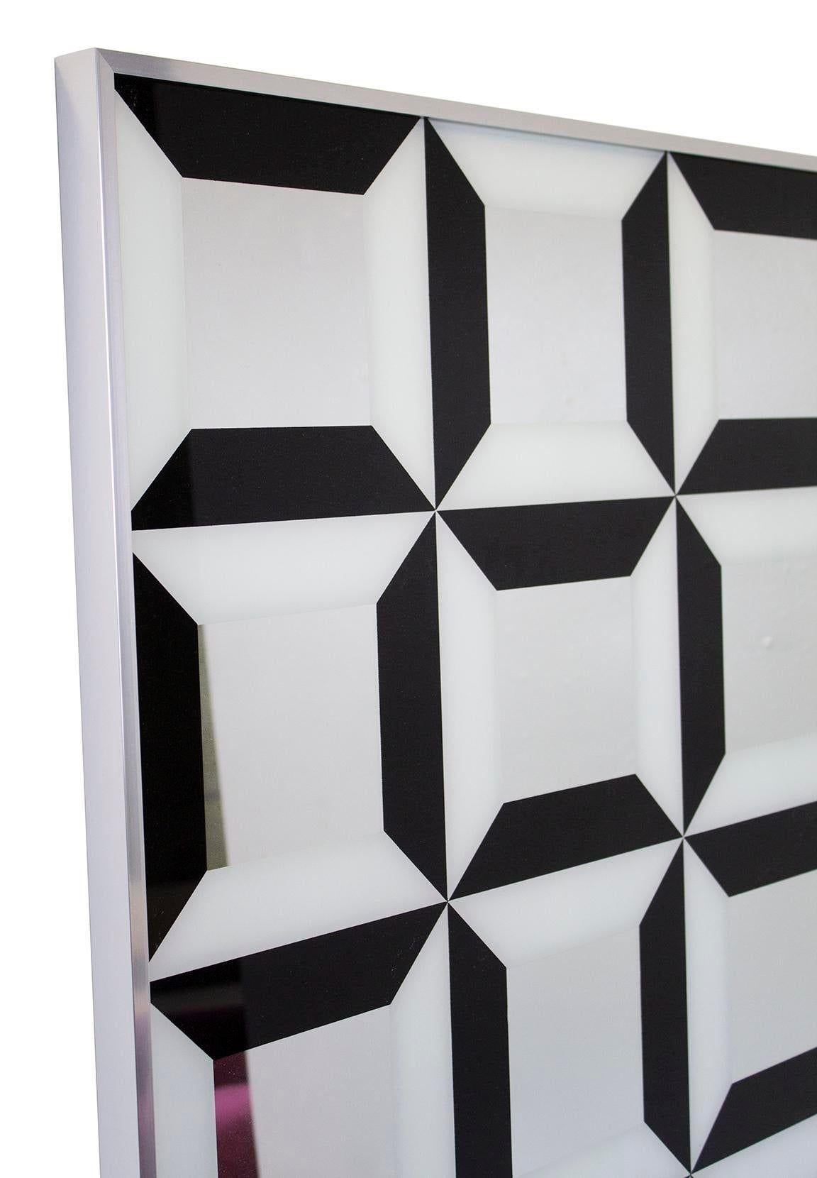 Op-Art-Spiegel von Turner Mfg nach Verner Panton im Zustand „Gut“ im Angebot in Grand Rapids, MI