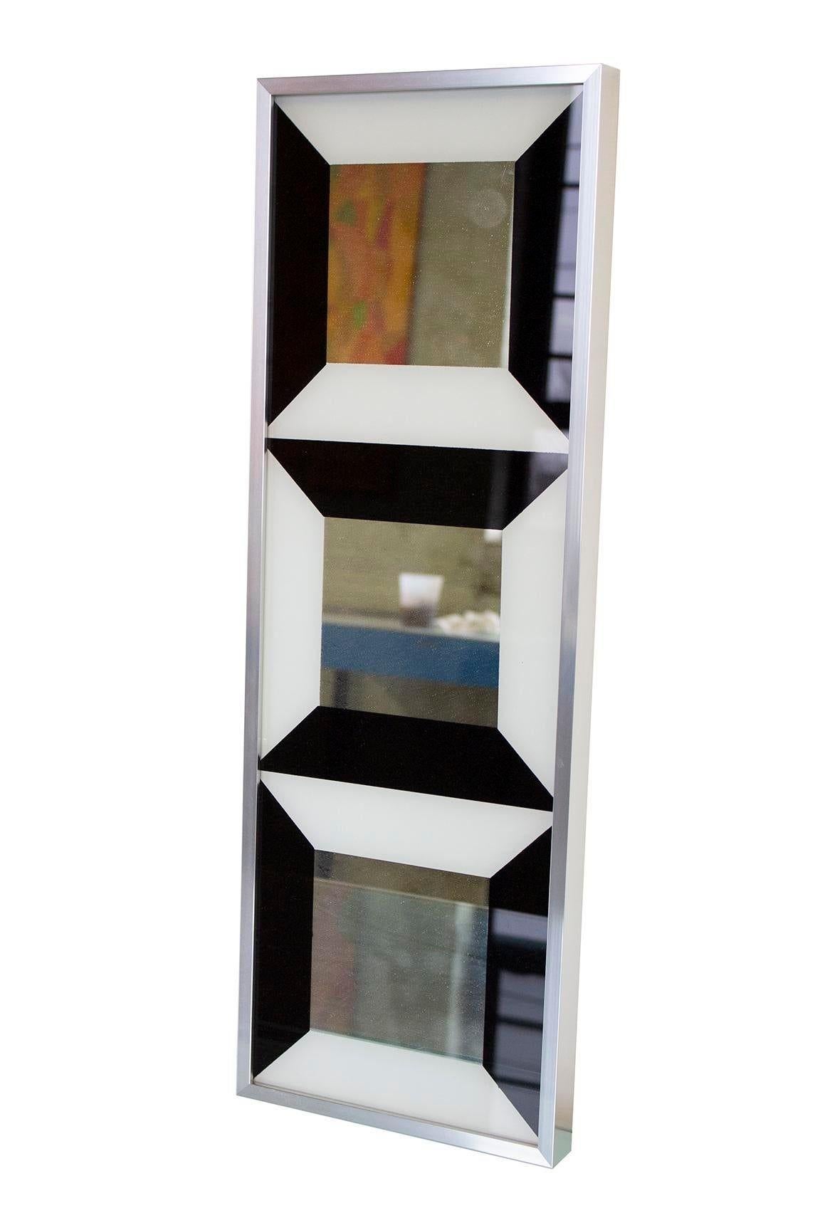 Late 20th Century Op Art Mirror by Turner Mfg After Verner Panton For Sale