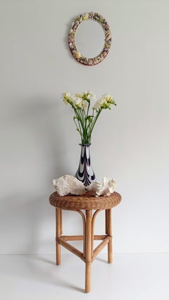 Vaso Op Art in vetro di Murano di Carlo Moretti, Venezia, Italia, circa anni '60