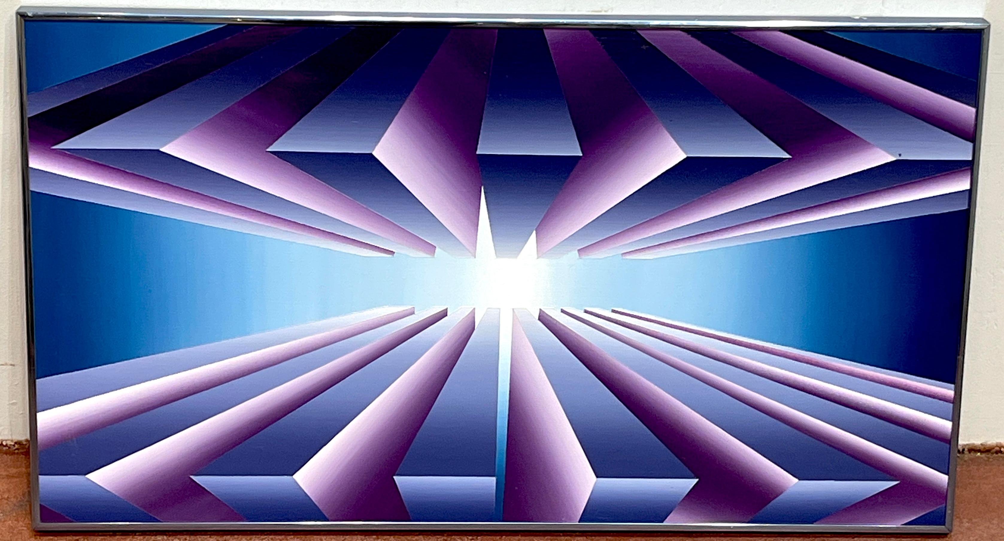 Op-Art Öl auf Leinwand, Op-Art,  ST3  von Stephen T. Boone, 1986 im Angebot 3